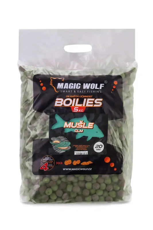 Odeslání Ihned MAGIC WOLF BOILIES MUŠLE 5KG