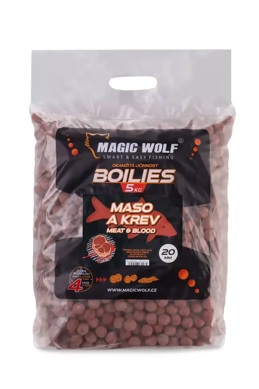 MAGIC WOLF BOILIES MASO/KREV 5KG Přímo Od Výrobce