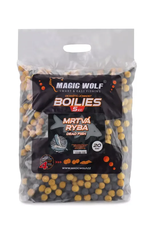 Originální MAGIC WOLF BOILIES MRTVÁ RYBA 5KG