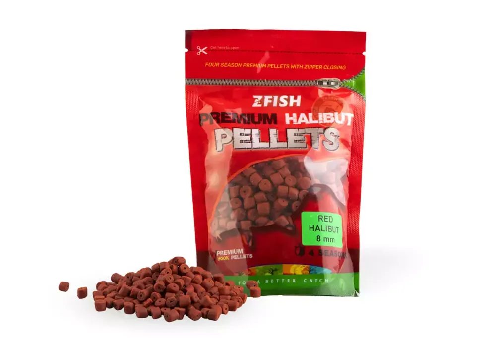 ZFISH Chytací Pelety Premium HALIBUT 8 mm/200 g Akce