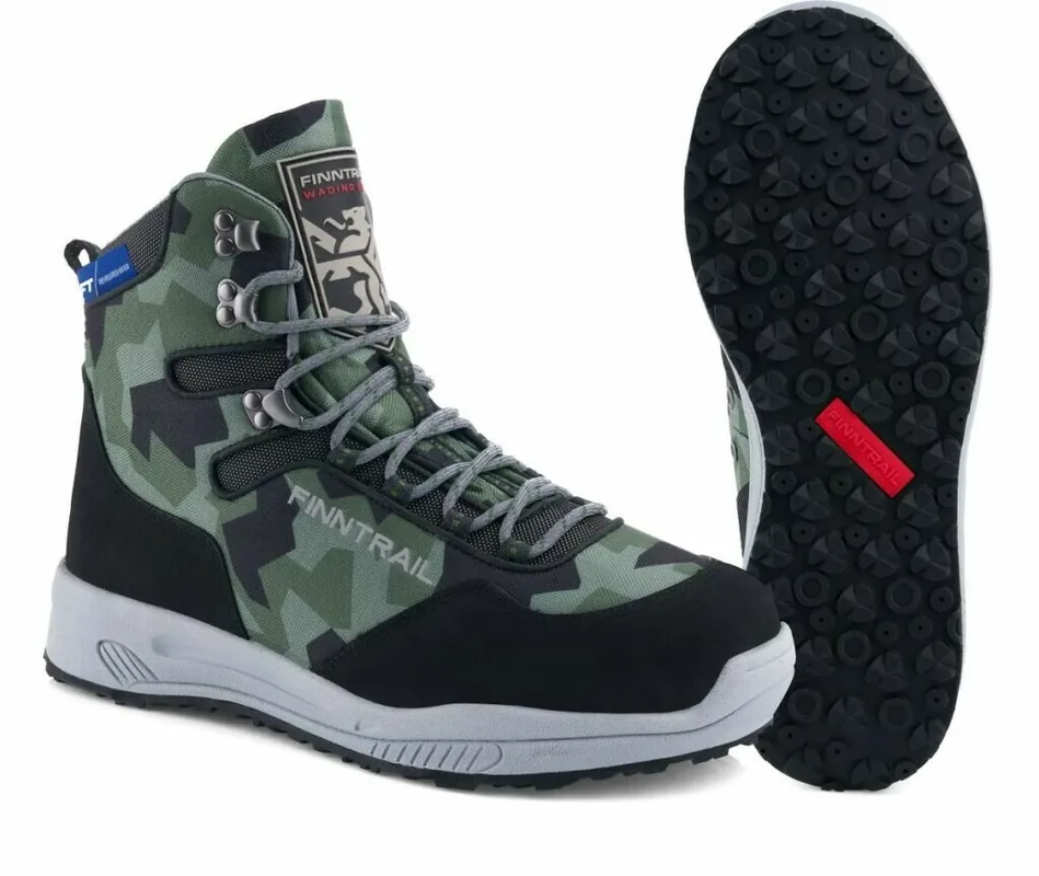 FINNTRAIL Brodící boty BOOTS SPORTSMAN CAMOARMY Nová Kolekce