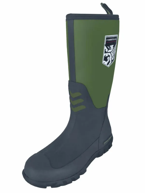 FINNTRAIL Holinky RUBBER BOOTS OUTLADNER KHAKI Speciální Cena