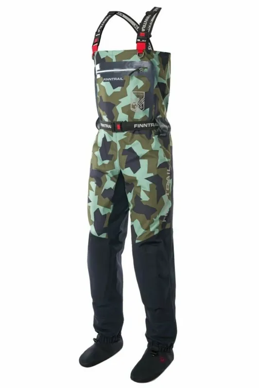 FINNTRAIL Brodící kalhoty WADERS SPEEDMASTER CAMOARMY Nízká Cena