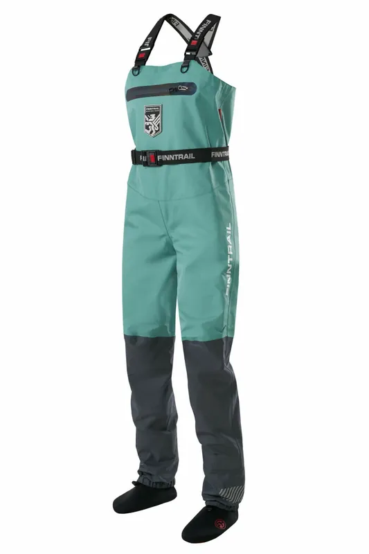 FINNTRAIL Brodící kalhoty WADERS FOR WOMEN RACHEL PETROL Zlevněný