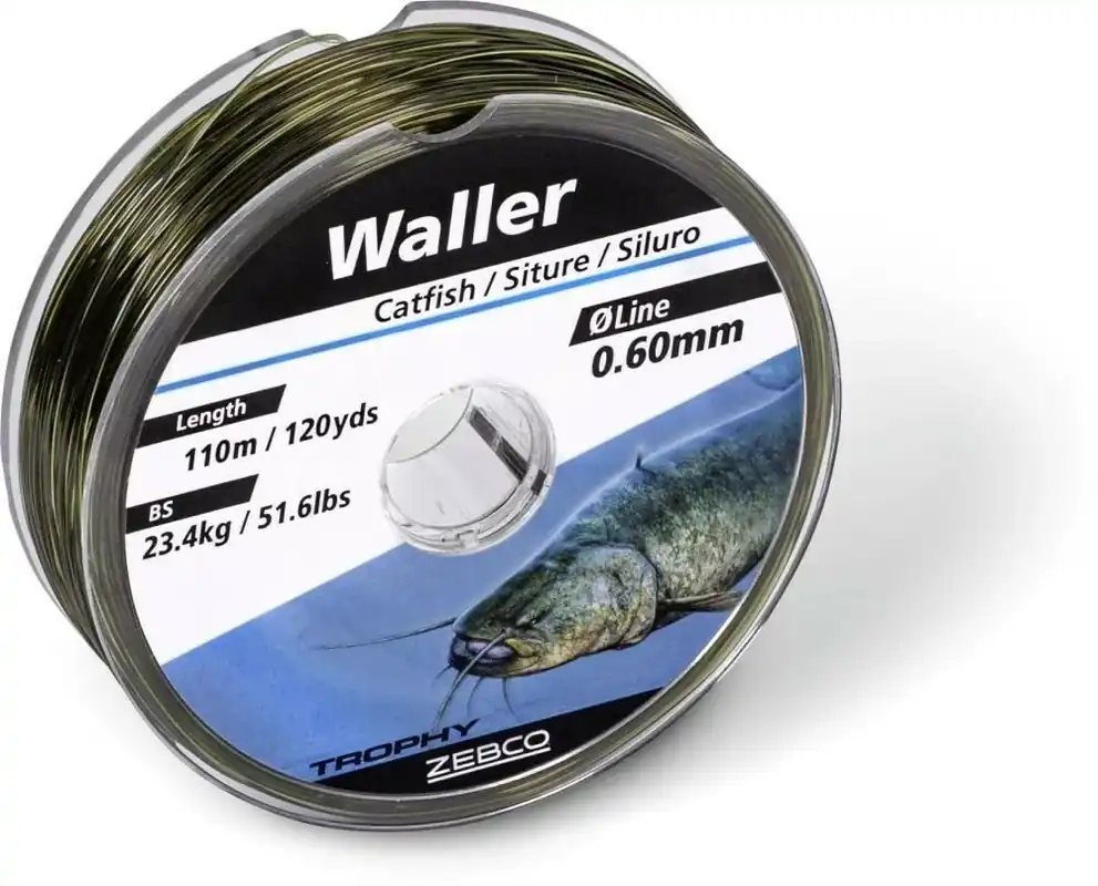 Bezpečná Platba Zebco Vlasec Trophy Catfish 130m 0,55mm 21,5Kg VÝPRODEJ