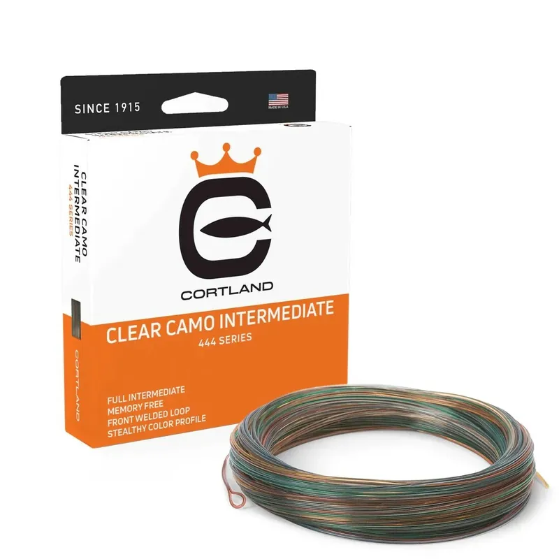 Cortland muškařská šnůra 444 Classic Intermediate Clear Camo Fresh/Salt Tovární Cena