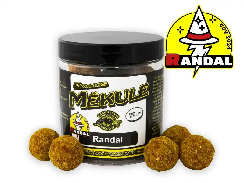CSV Boilies Měkule - 140 g/20 mm/Randal Levný