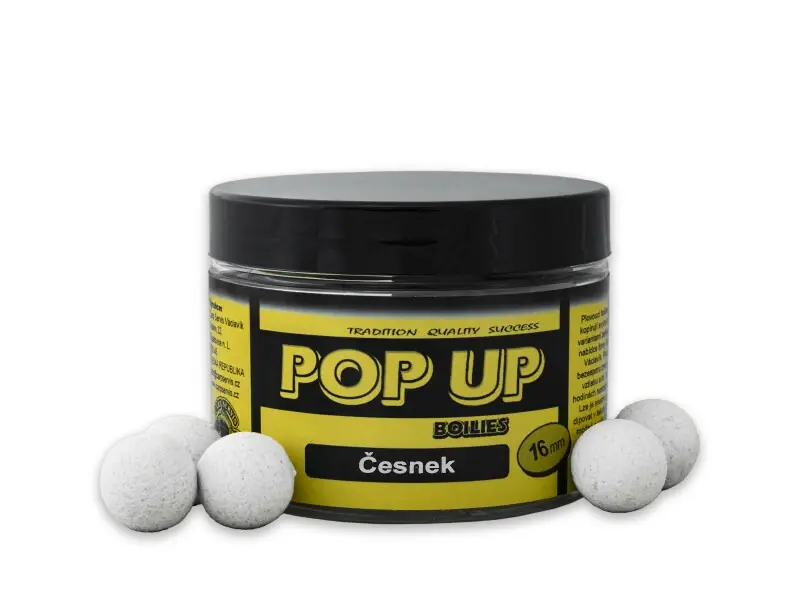 CSV Pop Up - dóza/50 g/16 mm/Česnek Nejlepší Volba