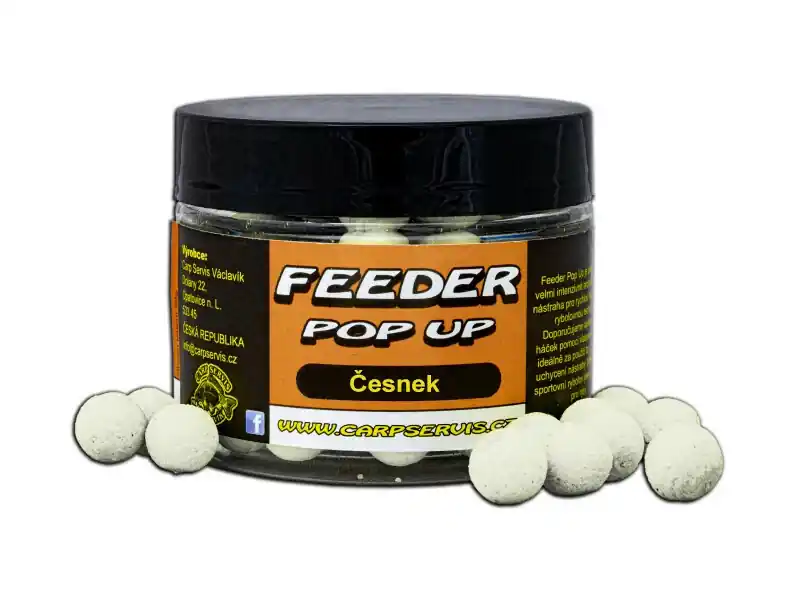 Oblíbený CSV Feeder Pop Up - 30 g/9 mm/Česnek