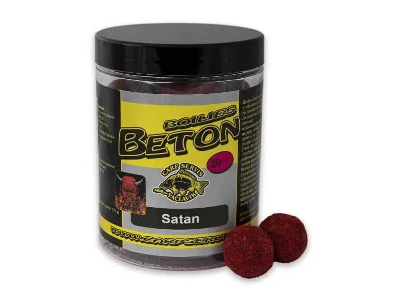 Speciální Cena CSV Boilies Boss2 BETON Satan - 170 g/20 mm