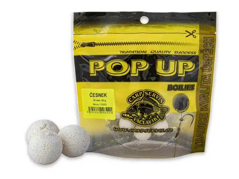 CSV Pop Up - sáček/50 g/16 mm/Česnek Akce