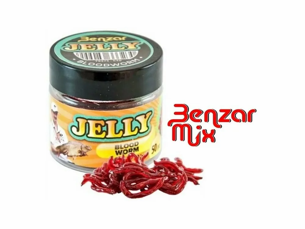 Super Cena Benzar Mix Gumová nástraha Jelly Baits Bloodworm