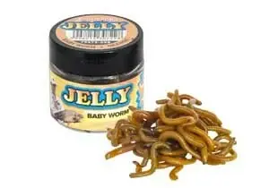 Ověřený Benzar Mix Gumová nástraha Jelly Baits Baby Worm Oranžová