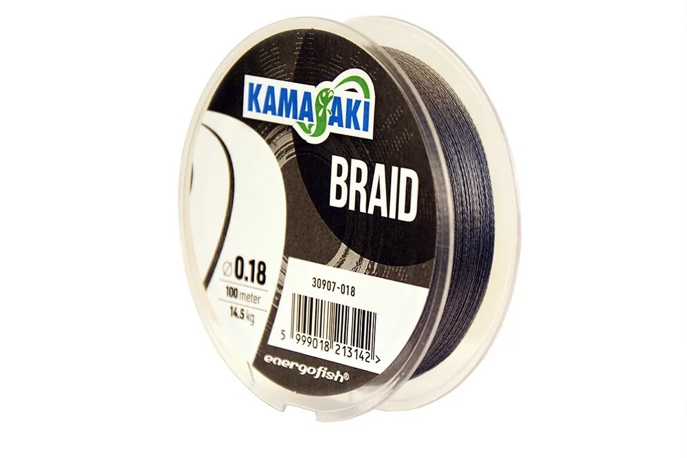 Super Cena KAMASAKI BRAID GREY PLETENÁ ŠŇŮRA100M