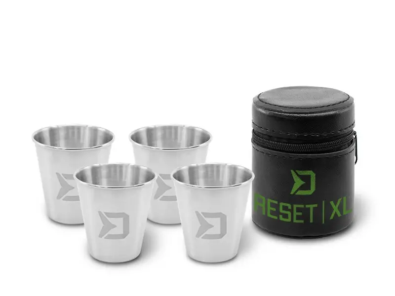 Set nerezových pohárků Delphin RESET XL 4v1 Aktuální