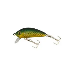 Kamasaki Wobler Perch 1 Olejovo zelená, šupinatá 3cm 3g Přímo Od Výrobce