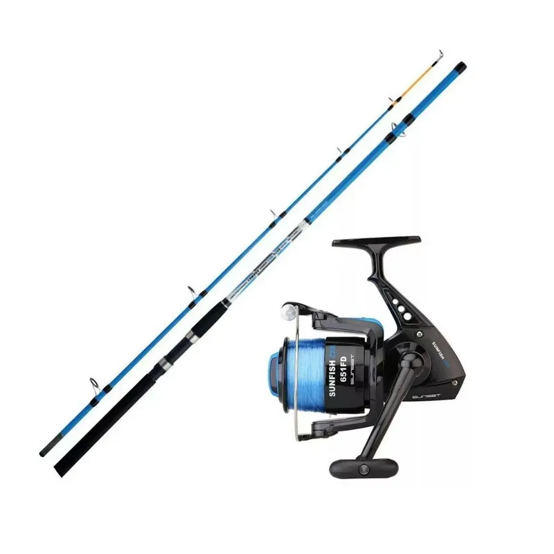 Sunset mořský prut Tamara Power ZXR 210cm, 100-300g + naviják SunFish 651 FD Ihned K Objednání