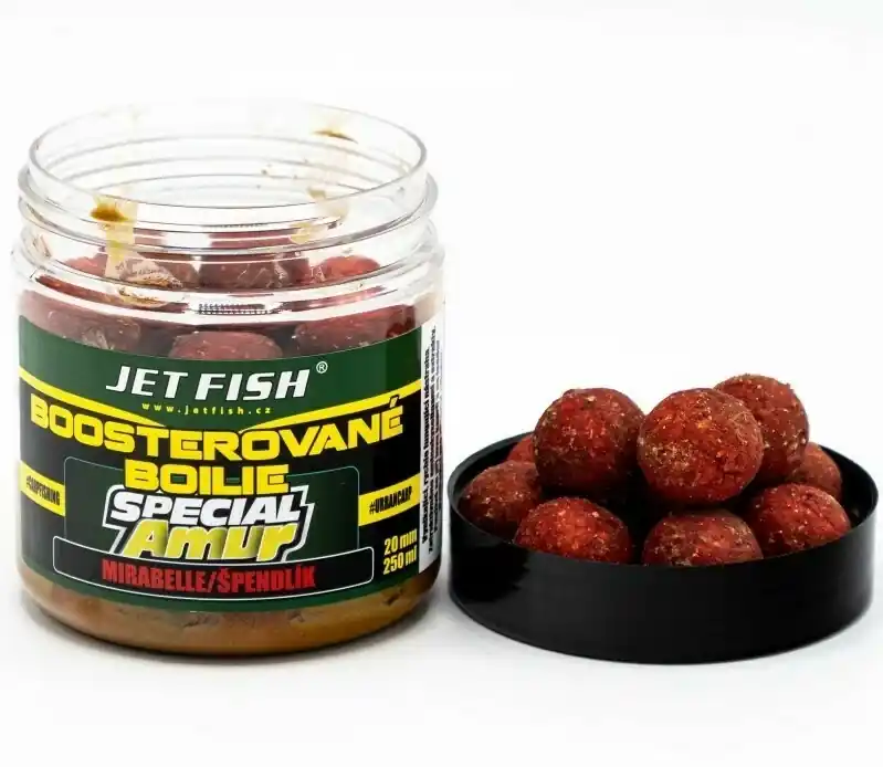JETFISH Special Amur - Boosterované boilie 250ml - 20mm Výprodej