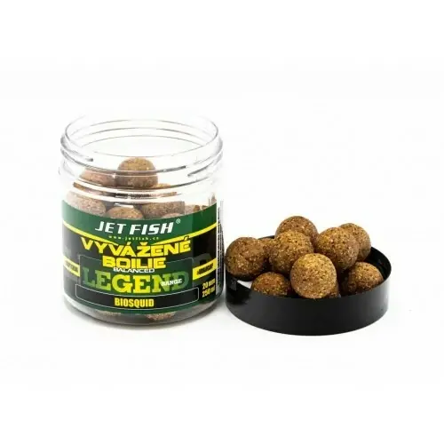 JETFISH Legend Range - Vyvážené boilie 250ml 20mm Vysoce Kvalitní