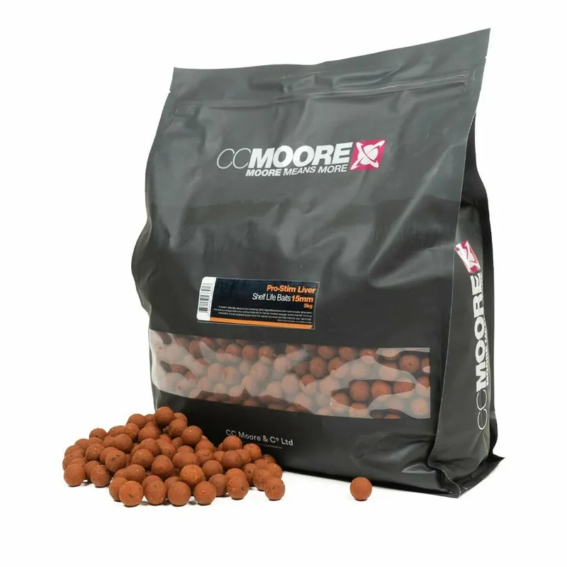 CC Moore Pro-Stim Liver - Trvanlivé boilie 15mm 5kg Dokud Zásoby Vydrží
