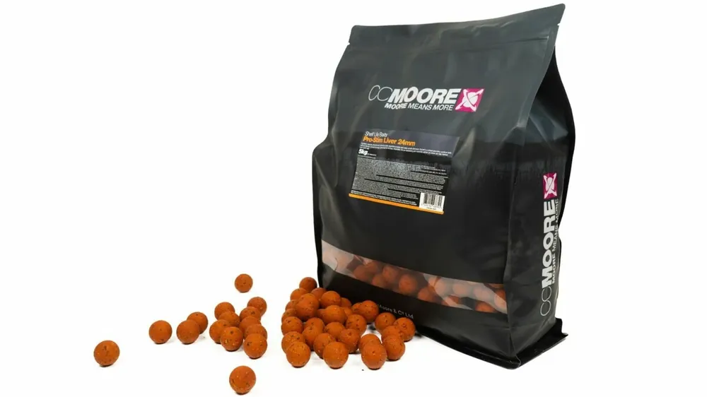 Nakupujte Hned CC Moore Pro-Stim Liver - Trvanlivé boilie 24mm 5kg