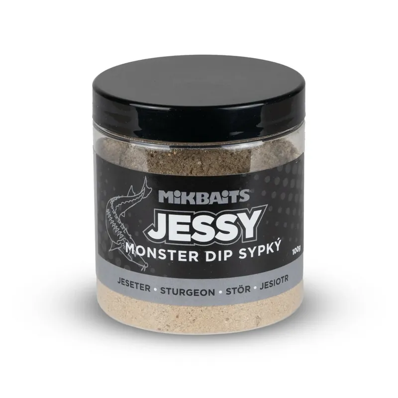 MIKBAITS Jessy jeseter řada - Jessy Monster dip sypký 100g Vysoce Kvalitní