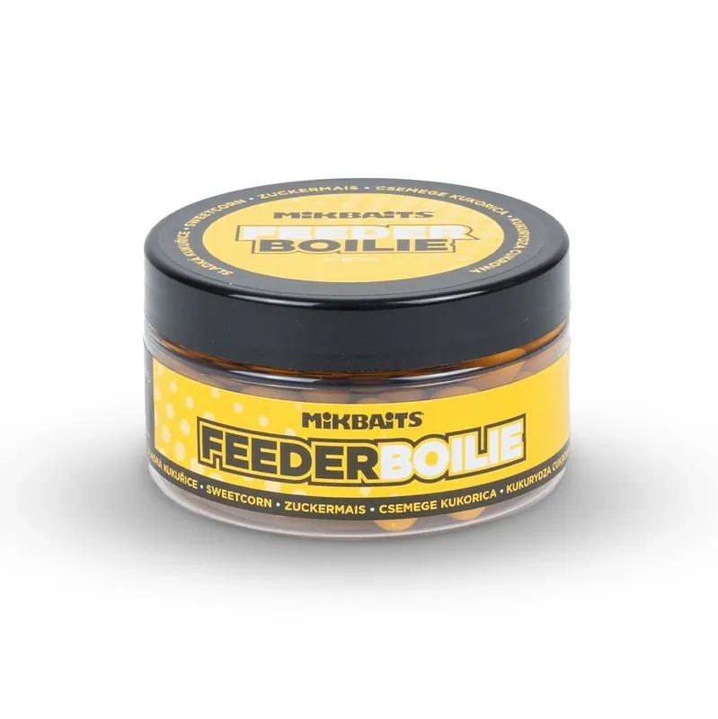 MIKBAITS Feeder boilie 100ml - Sladká kukuřice 8 + 12 mm Výhodná Nabídka