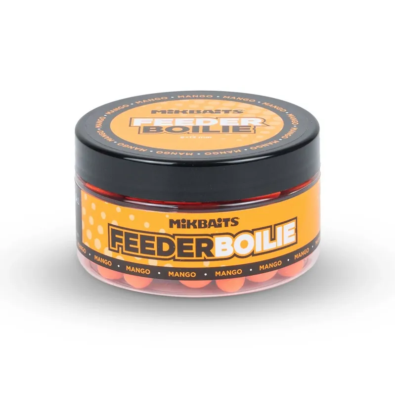MIKBAITS Feeder boilie 100ml - Mango 8 + 12 mm Časově Omezené