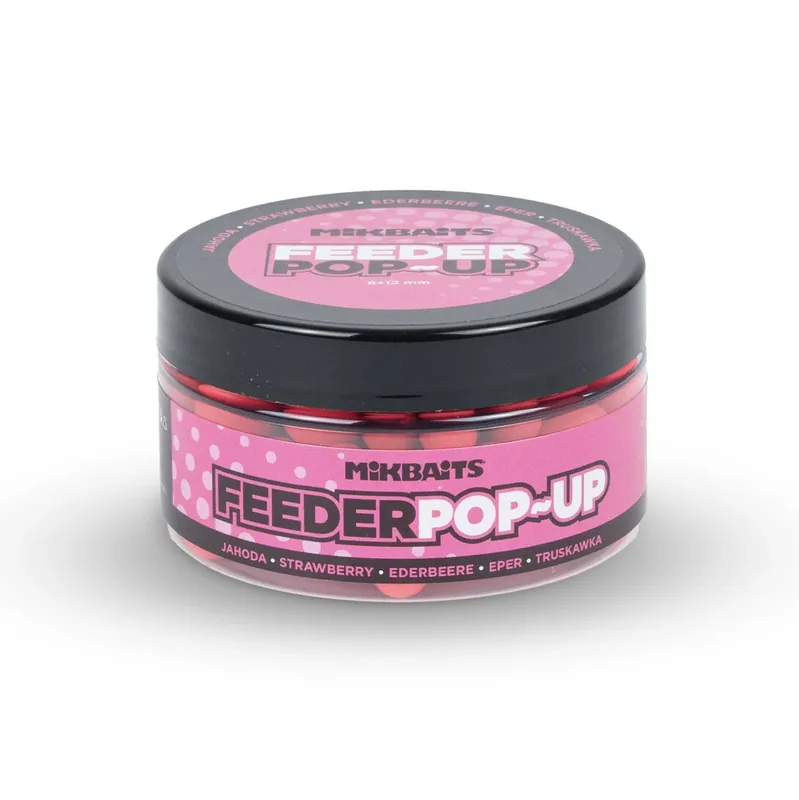 MIKBAITS Feeder pop-up 100ml - Jahoda 8 + 12 mm Originální