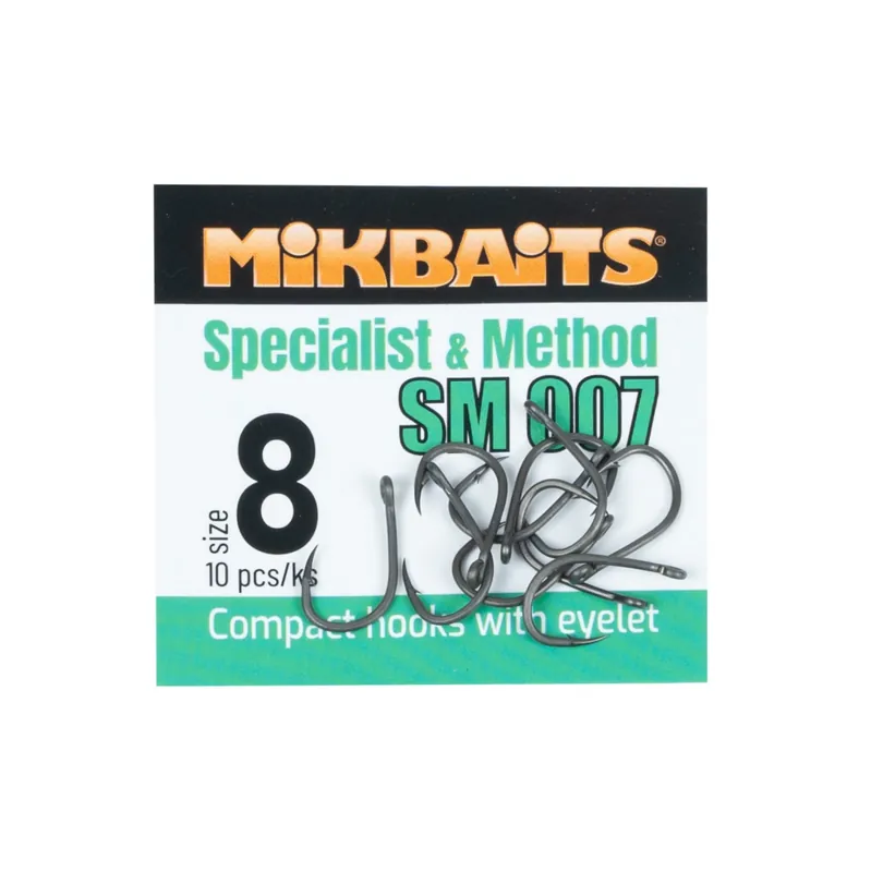 Koupit Online MIKBAITS SPECIALIST & METHOD háčky - SM 007 hook č.8 10ks