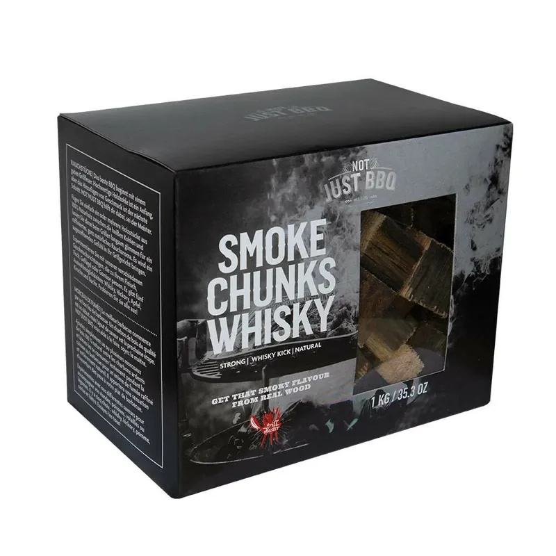 Whiskey dřevěné kousky BBQ 1kg Not Just BBQ Akční Cena
