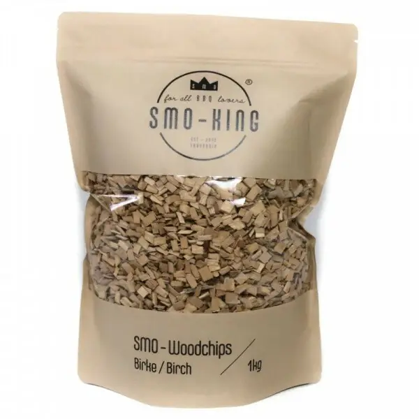Dokud Zásoby Vydrží Dřevěná štěpka bříza 1kg Smo-King