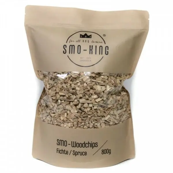 Dřevěná štěpka smrk 800g Smo-King Vrácení Zdarma