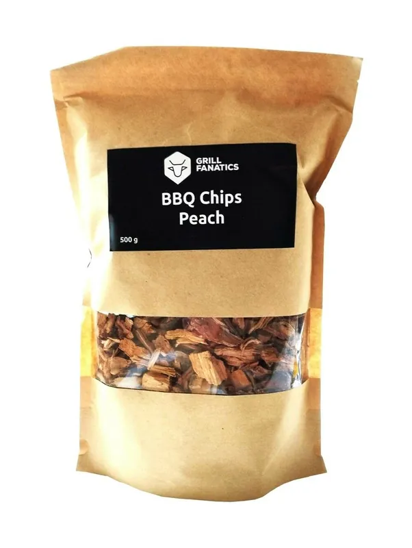 Broskev dřevěná štěpka BBQ 500g Grill Fanatics Nejlepší Volba