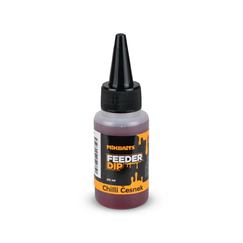 MIKBAITS Feeder dip 50ml - Chilli Česnek Akce