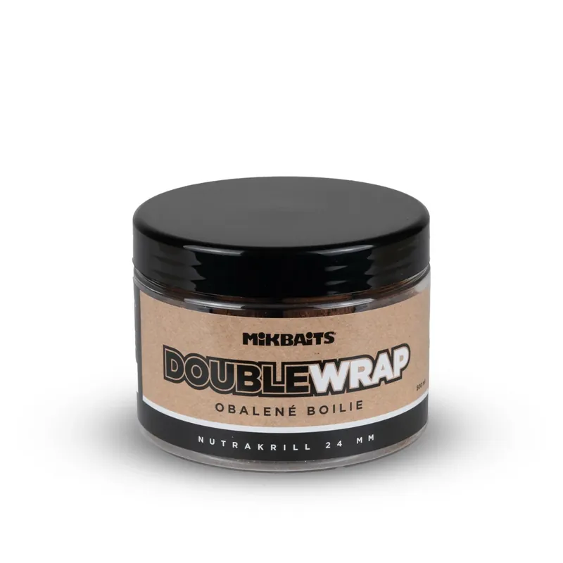 Ihned K Objednání MIKBAITS ManiaQ Double Wrap boilie 500ml - NutraKRILL 24mm
