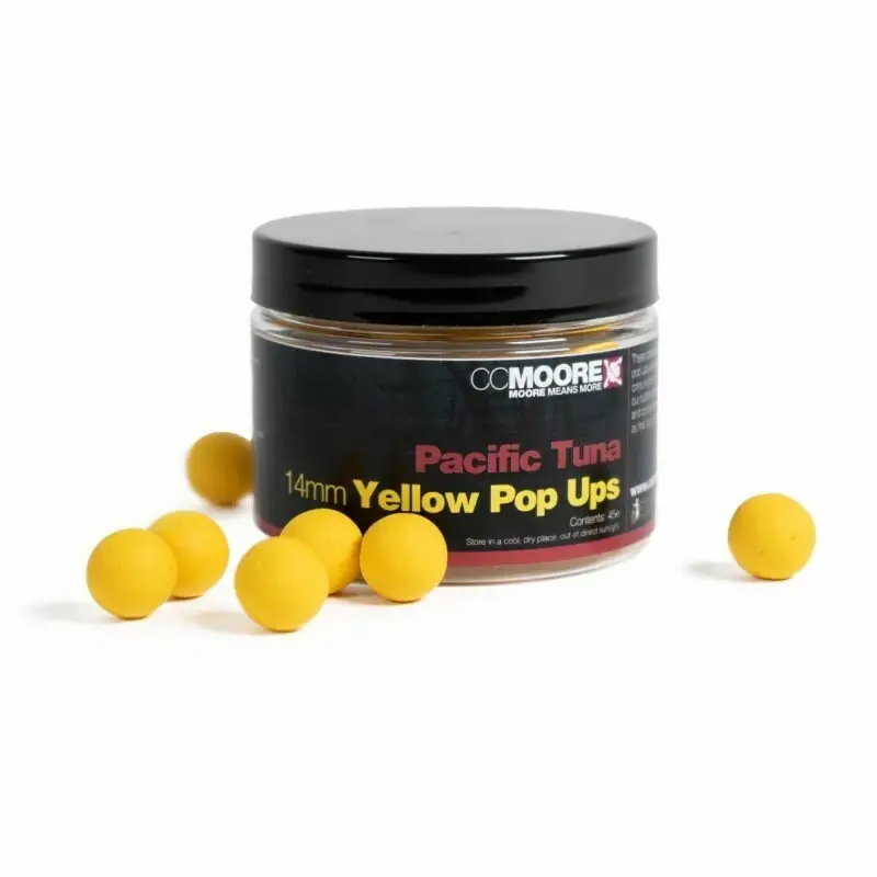 CC Moore Pacific Tuna - Plovoucí boilie žluté 14mm 45ks Nakupujte Hned