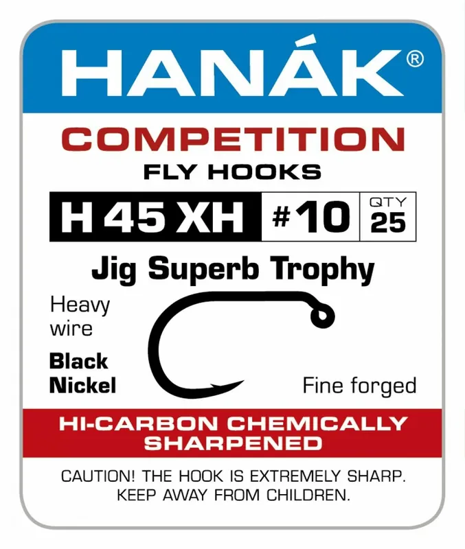 HANÁK Competition muškařský háček H45XH Rychlé Dodání