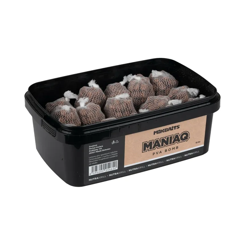 MIKBAITS ManiaQ PVA Bomb 15ks - NutraKRILL Nakupujte Hned