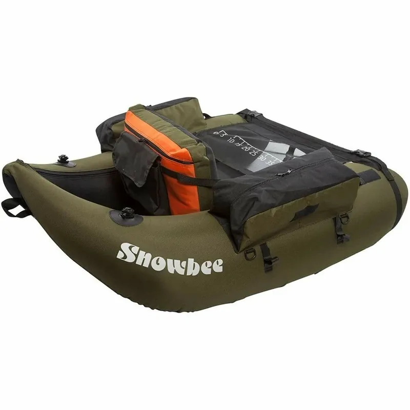Snowbee Belly Boat Classic Float Tube Kit Olive Green/Black Sleva