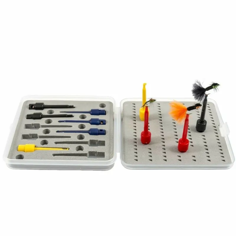 Pouze Dnes Snowbee Vázací sada s krabičkou Fly Tying Display Set