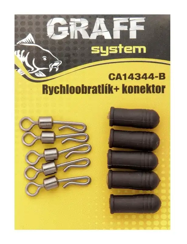 Akce Graff Rychloobratlík + konektor 5ks Černá VÝPRODEJ