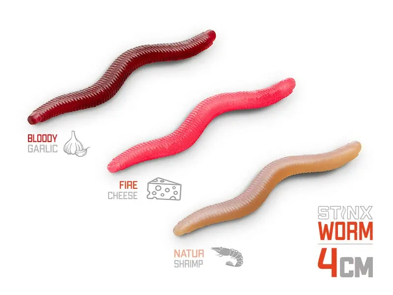 Levný Umělá nástraha Delphin B! StinxWORM Garlic / 50ks