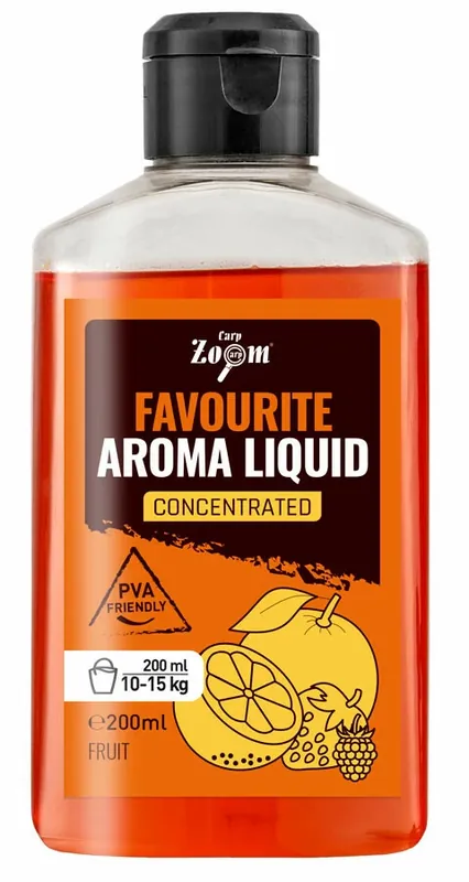 Akce Carp Zoom Favourite Aroma Liquid Pellet Plus - 200 ml/ovoce