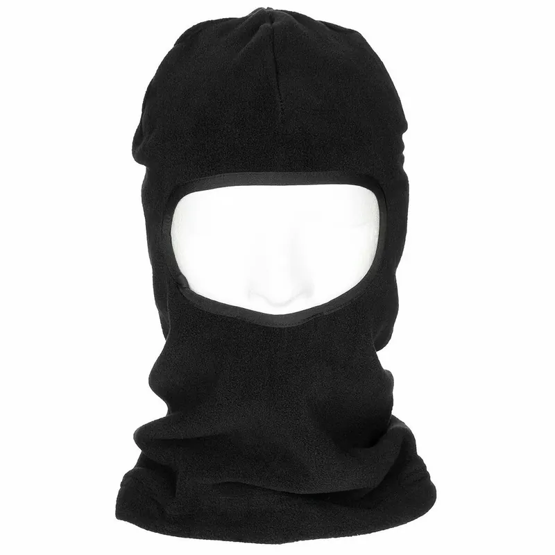 Akční Nabídka MFH Kukla 1 otvor Polyester-fleece ČERNÁ