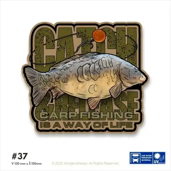 4ANGLERSDESIGN samolepka 37 Akční Cena