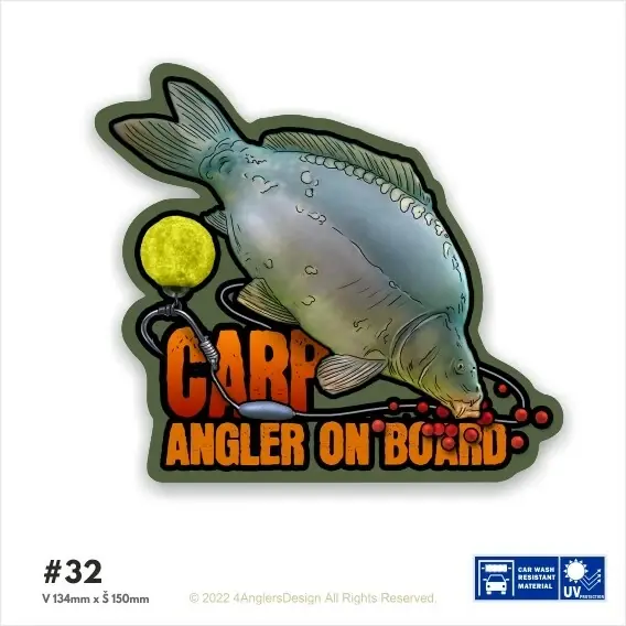 4ANGLERSDESIGN samolepka 32 Originální