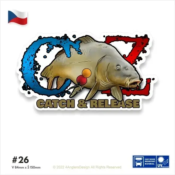 4ANGLERSDESIGN samolepka 26 Pouze Dnes