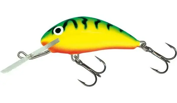 Časově Omezené SALMO Wobler Hornet Floating Green Tiger 4cm 3g