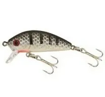 Nová Kolekce Kamasaki Wobler Perch 2 Stříbrná-Černé Pruhy 4cm 5,5g